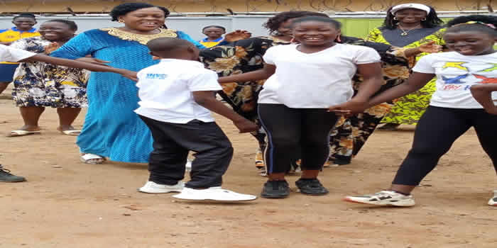 Children Dancing & Celebrating 